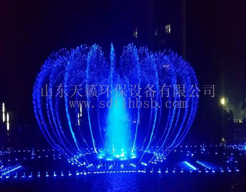 济南万虹广场音乐喷泉
